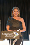 Compere Sarah Travers at The Causeway Chamber of Commerce CC&G People Awards 2024 in partnership with Go Succeed (NI Business Support) held at the Lodge Hotel.