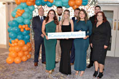 Buzz and Berry team at The Causeway Chamber of Commerce CC&G People Awards 2024 in partnership with Go Succeed (NI Business Support) held at the Lodge Hotel.