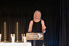 Chamber CEO Karen Yates at The Causeway Chamber of Commerce CC&G People Awards 2024 in partnership with Go Succeed (NI Business Support) held at the Lodge Hotel.