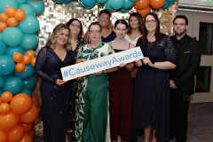 The team from Cancer Friends Causeway Coast at The Causeway Chamber of Commerce CC&G People Awards 2024 in partnership with Go Succeed (NI Business Support) held at the Lodge Hotel.