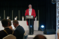 Toast Master Derek Ewing at The Causeway Chamber of Commerce CC&G People Awards 2024 in partnership with Go Succeed (NI Business Support) held at the Lodge Hotel.