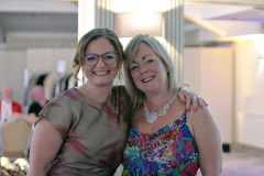 Maria McLaughlin with Jackie Smyth at The Causeway Chamber of Commerce CC&G People Awards 2024 in partnership with Go Succeed (NI Business Support) held at the Lodge Hotel.