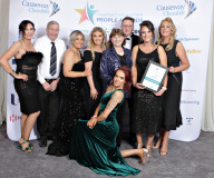 The Arbutus Wedding Event team at The Causeway Chamber of Commerce CC&G People Awards 2024 in partnership with Go Succeed (NI Business Support) held at the Lodge Hotel.