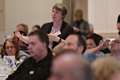 Delegates putting questions during the Q & A session at the GDPR conference held at the Lodge Hotel.      26 GDPR