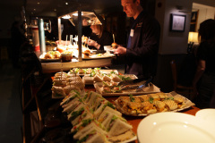 Guests having lunch during the official opening of the Riverside Hotel Coleraine.      38 Riverside Hotel Coleraine