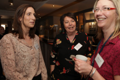 Karen Sweeney of BlueBird care with Christine Brown and Marie Donaghy of the NRC at the official opening of the Riverside Hotel Coleraine.      09 Riverside Hotel Coleraine