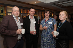 From Skilled NI Mark Wilson and John Flood, Paula Wright of the ABL Group with Bronagh Goudy of Skilled NI at the official opening of the Riverside Hotel Coleraine.         14 Riverside Hotel Coleraine