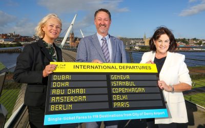 International Passenger Numbers Triple at City of Derry