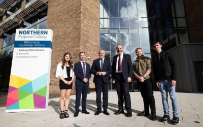 Economy Minister opens landmark £46million Causeway Campus for Northern Regional College