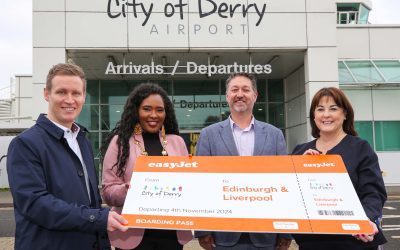 easyJet launch first flights to Liverpool and Edinburgh from City of Derry Airport